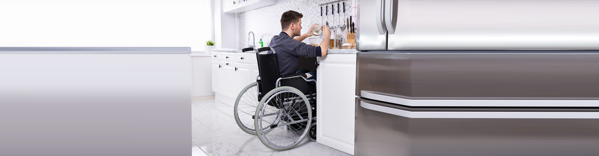 man preparing his breakfast